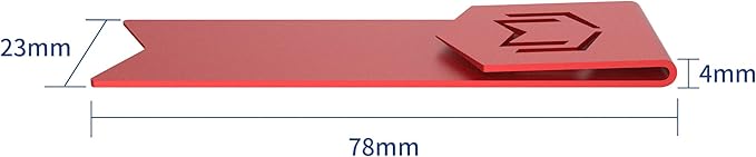 CZUR Metal Bookmarks - Unique Gift Bookmarks for Women and Men Made of Aeronautical Aluminum for Long-Lasting Use 1 Piece