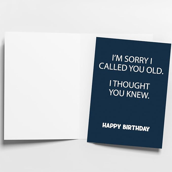 Birthday Cards for Men | Funny Birthday Cards for Men, Women, Dad, Mom, Brother, Sister, Friends, Family, and Anyone | Unique Birthday Decorations & Gifts | Happy Birthday Card