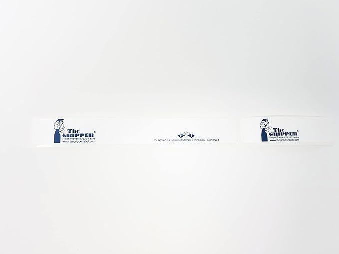 Stops Liquid Leaks, 3/4*6inch, 250 Labels with plastic food bag (100 packs) 3/4inch gripper seal + plastic food bag (100 packs)