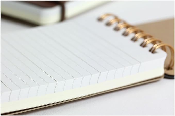 DESIGNPHIL Midori 11796006 Notepad WM Ring Memo Grain Black