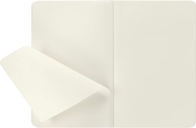 Moleskine Volant Journal, Soft Cover, Pocket (3.5" x 5.5") Plain/Blank, Forget-Me-Not Blue/Amber Yellow, 80 Pages (Set of 2)