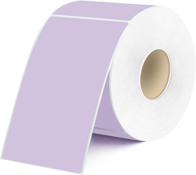 Colored Labels Stickers 2 X 3 Inch, Removable Rectangular Moving Labels, Large Color Coding Labels Moving Stickers- 250 Labels/Purple