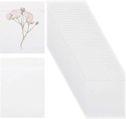 PH PandaHall 60Pcs Glassine Bags Self Seal Glassine Paper Envelopes, Self Adhesive Paper Bag Waxed Paper Storage Bag for Cookie Candy Soap Cards Snacks Food Treat Gift Favor,5.12x3.62inches