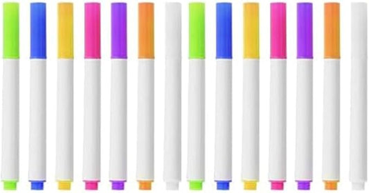 14-Color Markers for LED Note Board with Colors– Compatible with Light-Up Acrylic Message Boards and LED Writing Boards