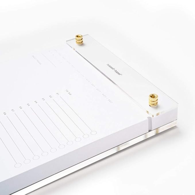 RUSSELL+HAZEL Acrylic Drafter’s Tablet, 6.375” W x 8.4375“ H, white (55748)