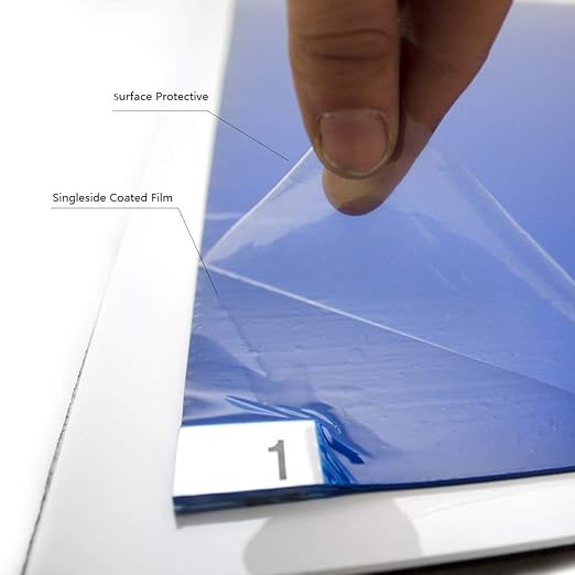 3 mats/Box, 30 Layers per mat, 18" x 36", 4.5 C Blue Sticky mat, Cleanroom Tacky Mats/PVC Sticky Mats/Adhesive Pads, Used for Floor (for Home/Laboratories/Medical Offices use)