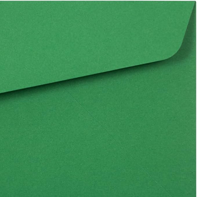 JAM PAPER #10 Business Colored Envelopes - 4 1/8 x 9 1/2 - Green Recycled - 100/Pack