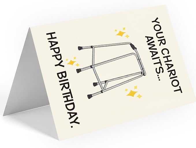 Funny Birthday Card | Funny Birthday Cards for Men, Women, Dad, Mom, Brother, Sister, Friends, Family, and Anyone | Unique Birthday Decorations & Gifts | Happy Bday Card