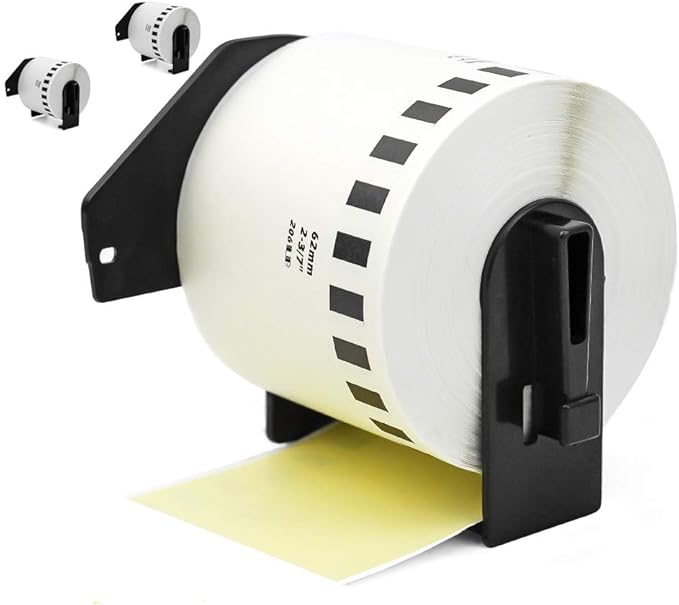 Compatible with Brother DK-2205 Continuous Paper Tape Labels DK22205 62mm x 30.48m(2-3/7" x 100') for QL-820NWB QL-710W,3Roll Non-Detachable Cartridge