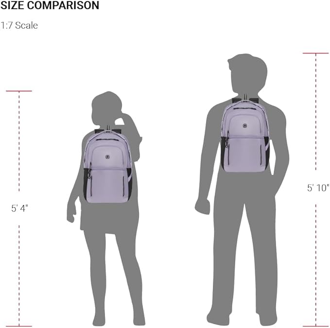 SwissGear Versa, Lavender Grey, 17.75-Inch