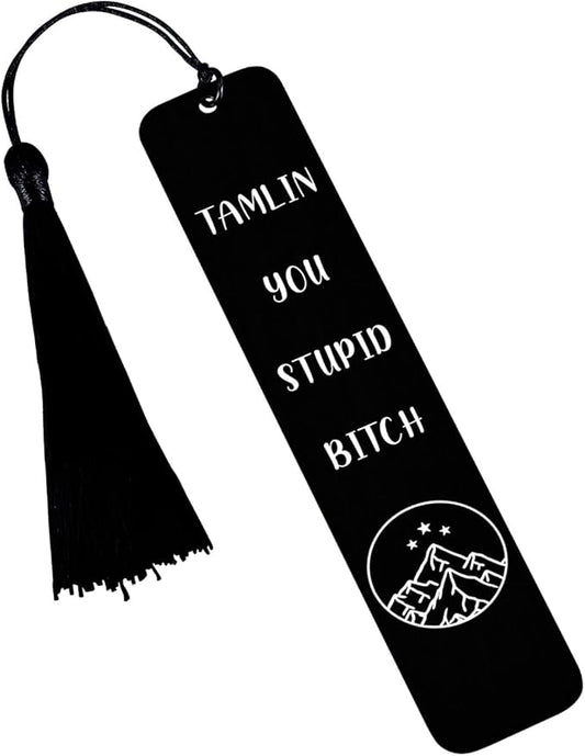 Funny Christmas Bookmark for Women - Gifts Bookmark for Women Men You Stupid Bitch Book Lover Gifts for Bookish Reader Nerd Fans Friends Book Accessories Bookmark Reading Birthday Gifts