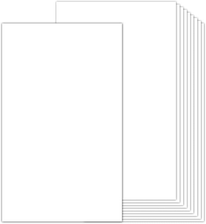 White Cardstock 8.5x14 Thick Paper 100 Sheets, Goefun 65lb Heavyweight Legal Cardstock Printer Paper For Arts and Crafts, Brochures, Menus, Posters