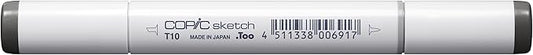 Copic Markers T10-Sketch, Toner Gray