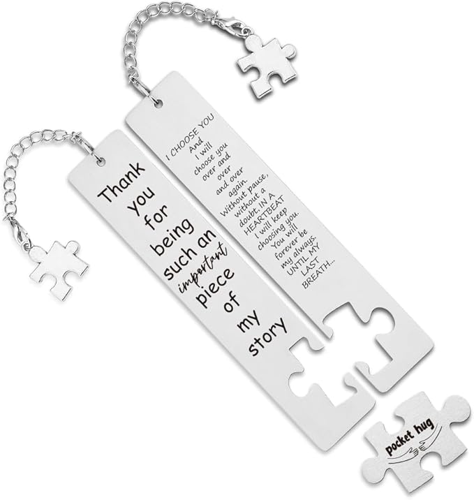 Funny Bookmarks Gift for Couple, Wife, Husband, Boyfriend, Girlfriend, Romantic Book Lover Gift for Wife, Husband, Couple,Valentines Gift for Wife, Women, Husband, Men,WB121