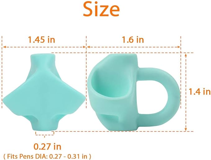 Firesara Training Grips, Original Breakthrough Assorted Writing Aid Grip Trainer Posture Correction Finger Grip for Kids Preschoolers Children Adults Special Needs for Lefties or Righties(4PCS)