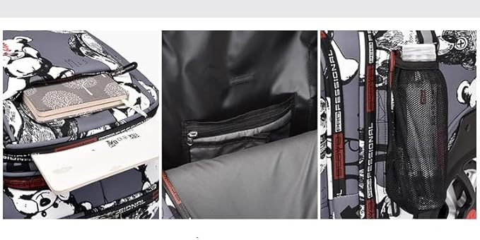 Rolling Backpack,Large Rolling Laptop Bag Briefcase Backpacks with Wheels for Women Adults Travel Trolley Office,Waterproof Wheeled Backpack(22inch, Light Gray)