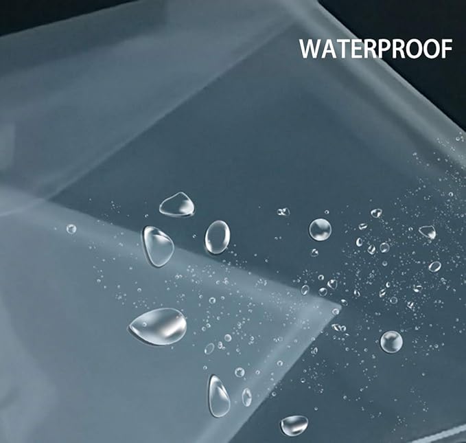 5x7 Small Plastic Envelopes Hook Loop Closure Receipt Storage Holder 60 Pack