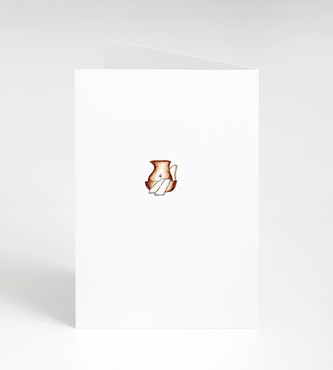 M Market On Mainstreet Christian Ordination Card w/Envelope, 5x7 inches, Made in the USA (Calligraphy Deacon Ordination, Single Card)