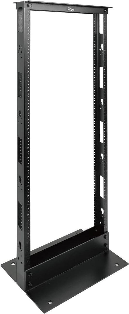 2-Post 27U Open Frame Server Rack for 19in AV/Data/IT Network Equipment,with Tapped Hole