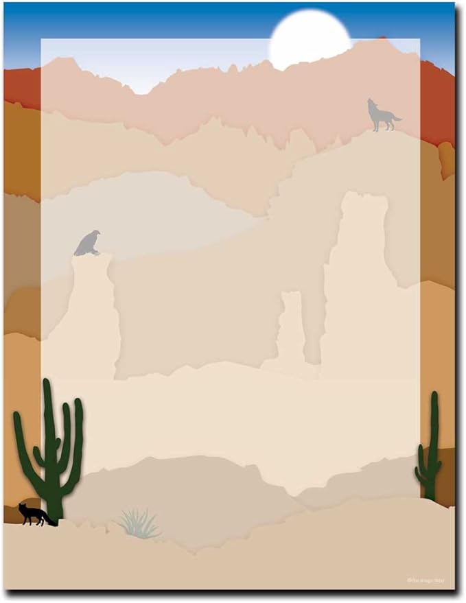 Southwest Sunrise Letterhead Laser & Inkjet Printer Paper (100 sheets)