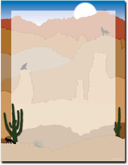 Southwest Sunrise Letterhead Laser & Inkjet Printer Paper (100 sheets)