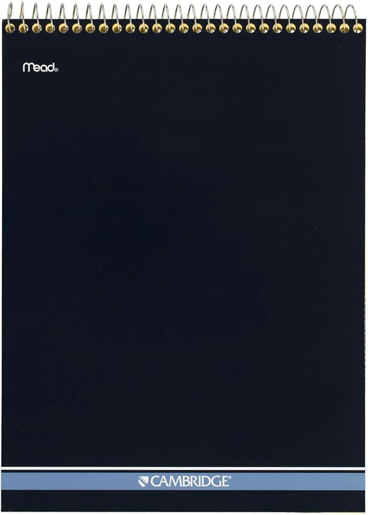 Mead Legal Pad Writing Pads, Top Bound, Wide Ruled Paper, 8-1/2" x 11", 70 Sheets, Great for Use as Home Office Supplies, Memo Pads, Note Pads, or Steno Pads, Letter Writing, Canary Yellow (MEA59880)