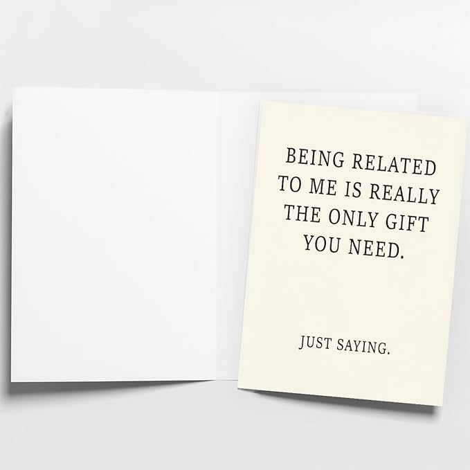 Funny Birthday Card for Brother, Sister, and Nephew | Brother Birthday Card from Sister | Sister Birthday Card from Brother | Happy Bday Card