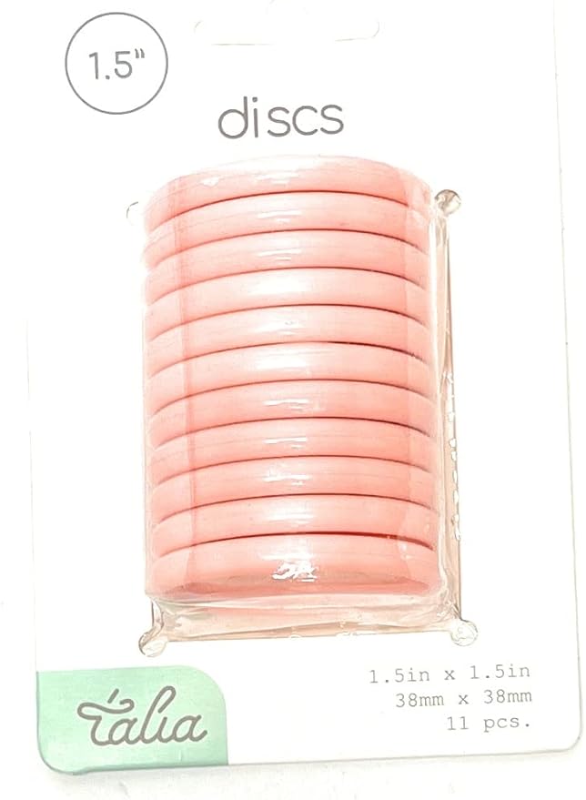 Talia Discbound Notebook - Discs (Salmon, 1.5inch)