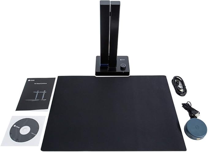 CZUR Shine800-A3-Pro Professional Height Adjustable USB Document Camera, A3&A4 Document Scanner with OCR Function for MacOS and Windows