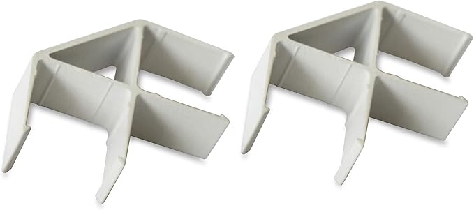 Lorell 90-Degree Panel Connectors, Gray