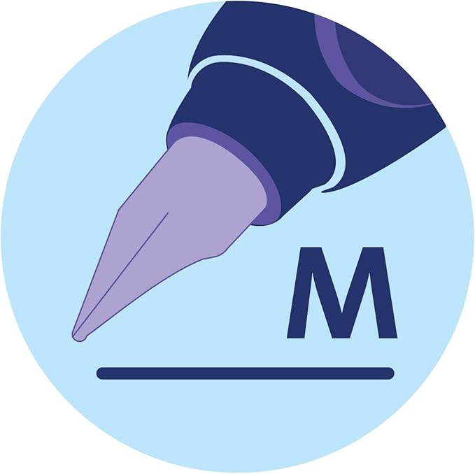 Pelikan Twist Fountain Pen with 1 Ink Cartridge, Medium Nib, Black, Boxed (946806)