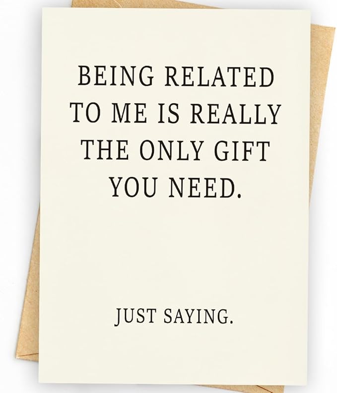 Funny Birthday Card for Brother, Sister, and Nephew | Brother Birthday Card from Sister | Sister Birthday Card from Brother | Happy Bday Card