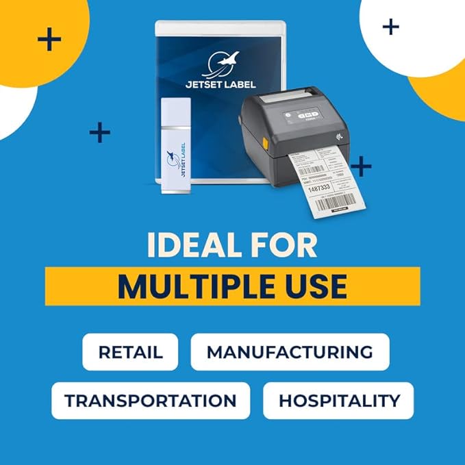 Zebra ZD421 Direct Thermal USB 203 dpi | ZD4A042-D01M00EZ 4 inch Width | Zebra GK420d Replacement | Zebra Label Printer | Includes Jet Set Label Software
