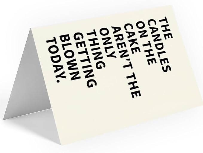 Naughty Birthday Card for Men, Husband, Boyfriend, and Him | Happy Birthday Gifts & Decorations for Men