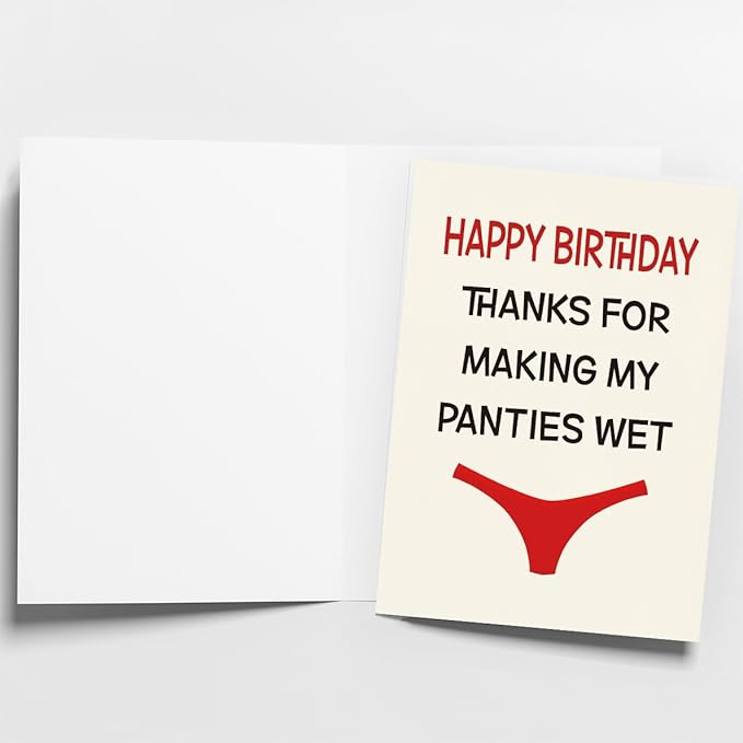 Humorous Birthday Card for Men, Husband, Boyfriend, and Him | Happy Birthday Gifts & Decorations for Men