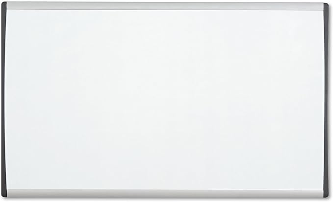 Quartet Dry Erase Board, Magnetic, 24" x 14", Whiteboard, Cubicle, Arc, Aluminum Frame (ARC2414)