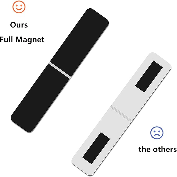 15 Pieces Bookmarks, Magnetic Bookmarks for Women, Men, Book Lovers Page Markers for Students Teachers Reading, Solid Color