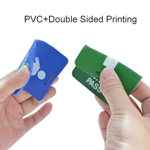 Unbreakable PVC Hall Pass Lanyards,Mlife School Passes Set for Teachers 12 Pack Hall, Bathroom, Library, Office and Nurse Classroom School Supplies