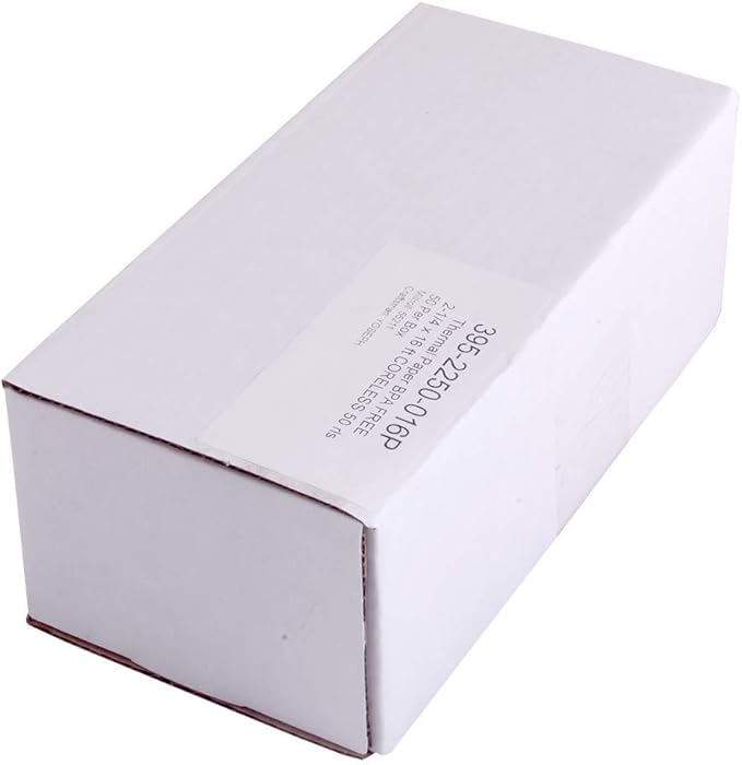 2 1/4 x 16 feet x 50 rolls CORELESS BPA Free Thermal Paper Rolls for Poynt and Pidion Thermal Receipt Printers. 18mm diameter