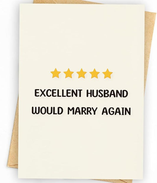 Valentine Day Gifts & Card | Anniversary Card | Anniversary Card to Husband | Funny Anniversary Card & Gifts for, Men, Husband, and Him | Happy Anniversary Decorations