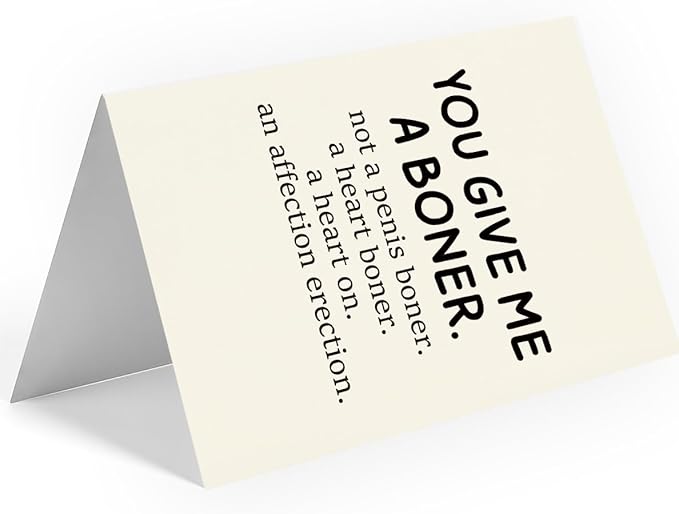 Funny Birthday Card & Gifts for Husband, Boyfriend, Him, Happy Anniversary Card & Gifts, Valentine Day Gifts, Card