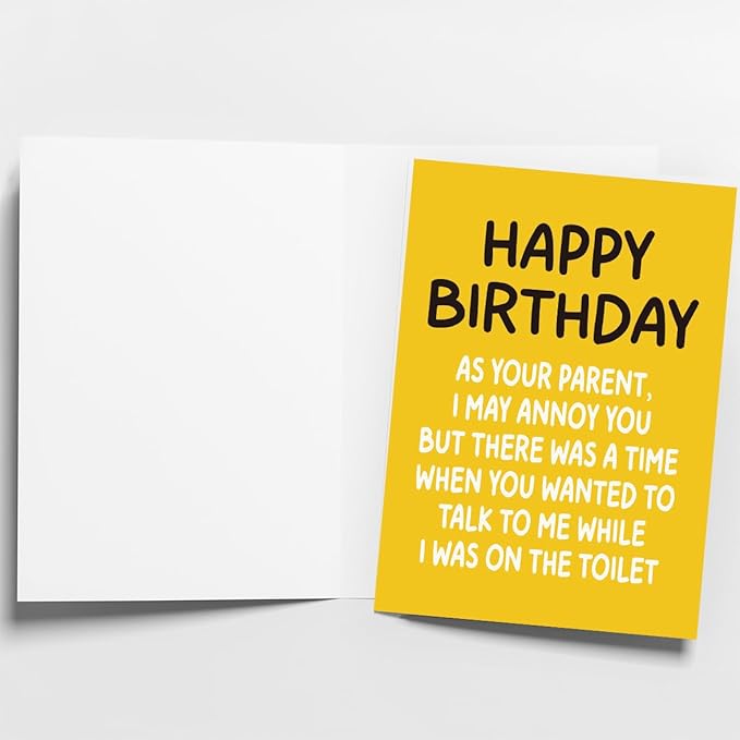 Birthday Card for Son & Daughter | Son & Daughter Birthday Card from Mom, Dad, and Parents | Funny & Happy Birthday Card for Adult Daughter & Son | Birthday Gifts for Son & Daughter