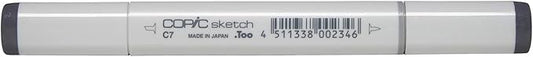 Copic Markers C7-Sketch, Cool Gray