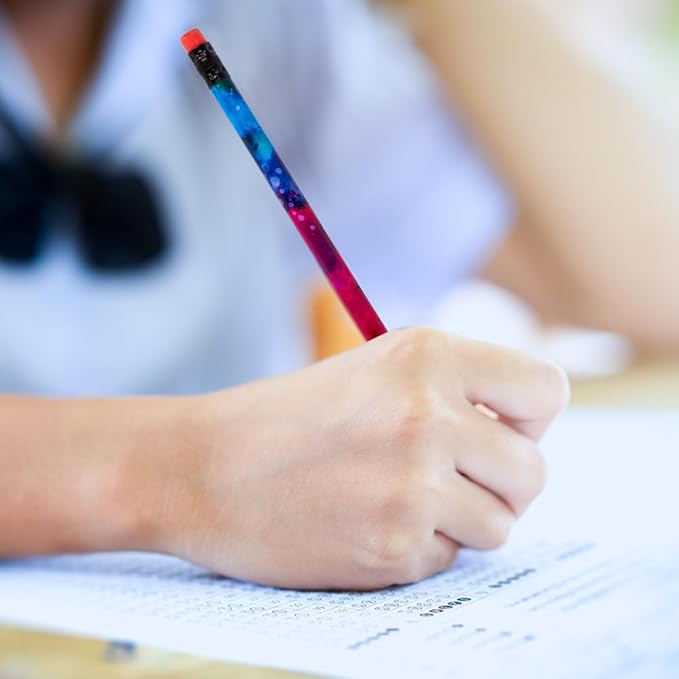 ArtCreativity Wooden Pencils for Kids with Eraser - (80 Count) Fun Assorted Number 2 Pencils, Assorted Designs Fun Pencils School Supplies - Bulk Pencils for Classroom - Great Party Favors