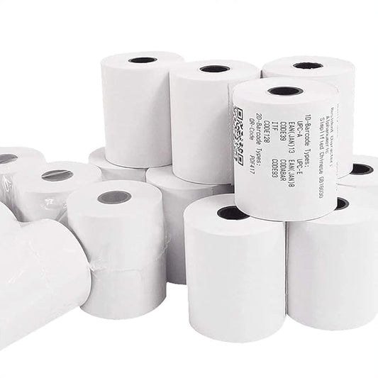 OausTect 2 1/4" x 85' Thermal Paper Roll for Credit Receipt, Cash Register, POS Paper, 400 Rolls
