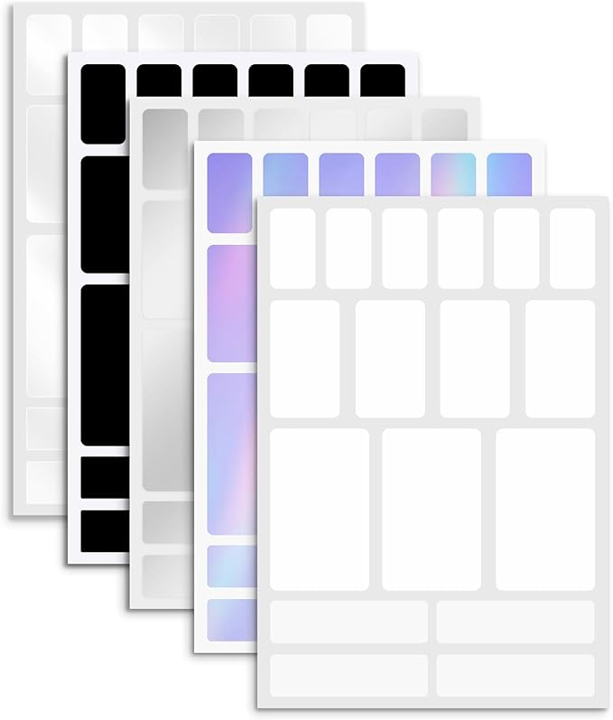 170Pcs Clear Removable Labels for Jars,for Storage Bins,for Food Containers with 2 Liquid Chalk Marker(Transparent)