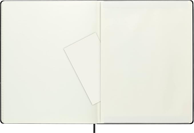 Moleskine Classic Notebook, Hard Cover, XXL (8.5" x 11") Ruled/Lined, Black, 192 Pages