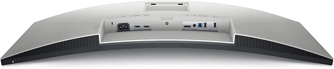 Dell S3422DW Curved Monitor - 34-inch WQHD (3440 x 1440) Display, 1800R Curved Screen, Built-in Dual 5W Speakers, 4ms Grey-to-Grey Response Time, 16.7 Million Colors - Silver