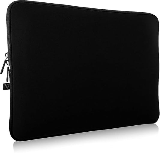 V7 14" Water-Resistant Neoprene Laptop Sleeve for 14.1 in Chromebook, 14.1 in Ultrabook, 14.1 in Laptop - CSE14-BLK-3N