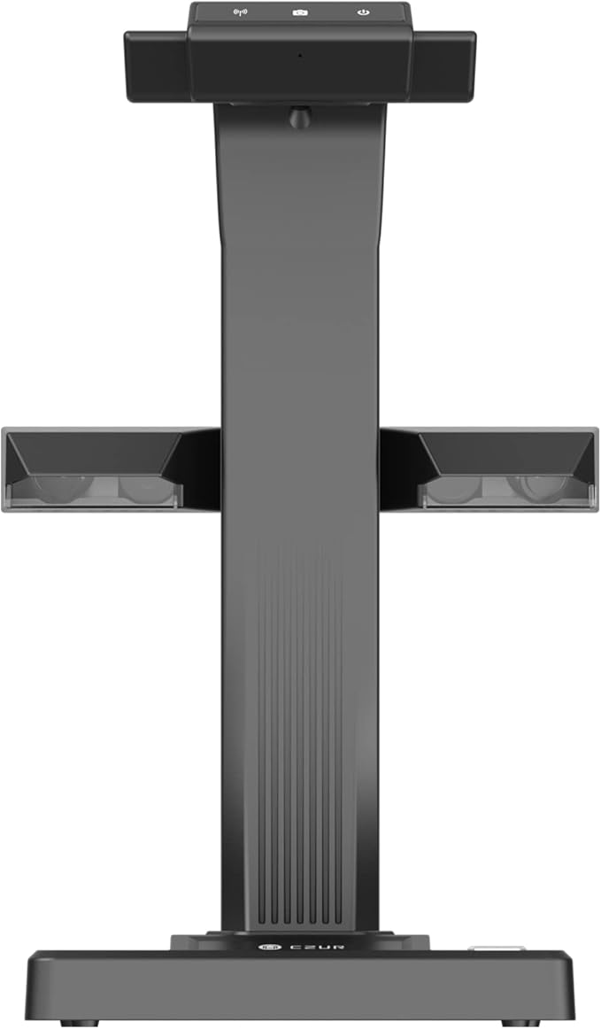 CZUR ET18 Pro Professional Document Scanner, 2nd Gen Auto-Flatten & Deskew Tech, 18MP HD Camera, Capture A3, 186 Languages OCR, Convert to PDF/Searchable PDF/Word/Tiff/Excel, Run On Windows & MacOS